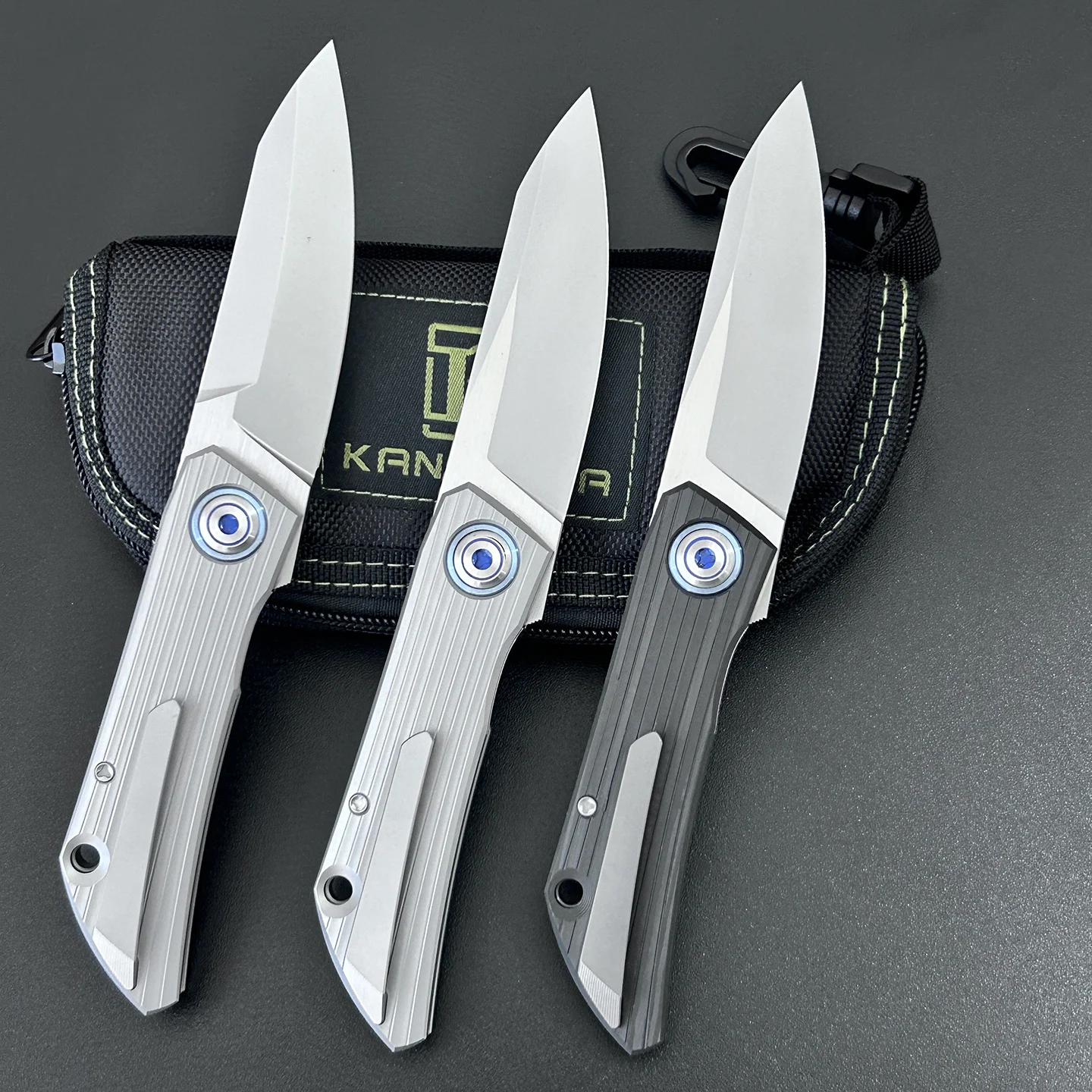 Fit/Fat-Strip Folding Knife M390 Steel Carbon Fiber Titanium Handle Ceramic Bearing Outdoor Hiking Camping EDC Pocket Tool