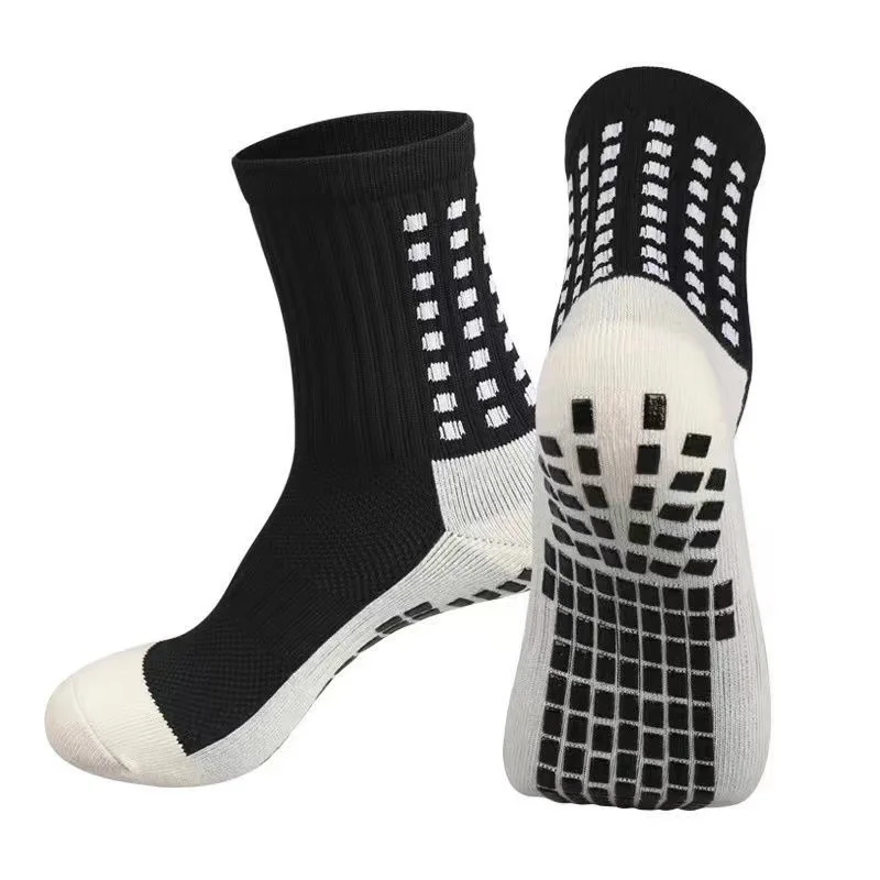 Socks Non-slip Sports for Soccer Men Women Basketball Antiskid Professional Football Tennis Running Grip Socks Half Cycling Sock