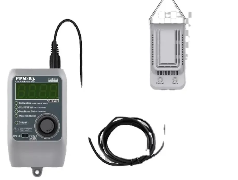Shipping Container Farm Agricultural Science Hydroponic System Digital CO2 Controller PPM-B3 Grow Tent Indoor Hydroponics