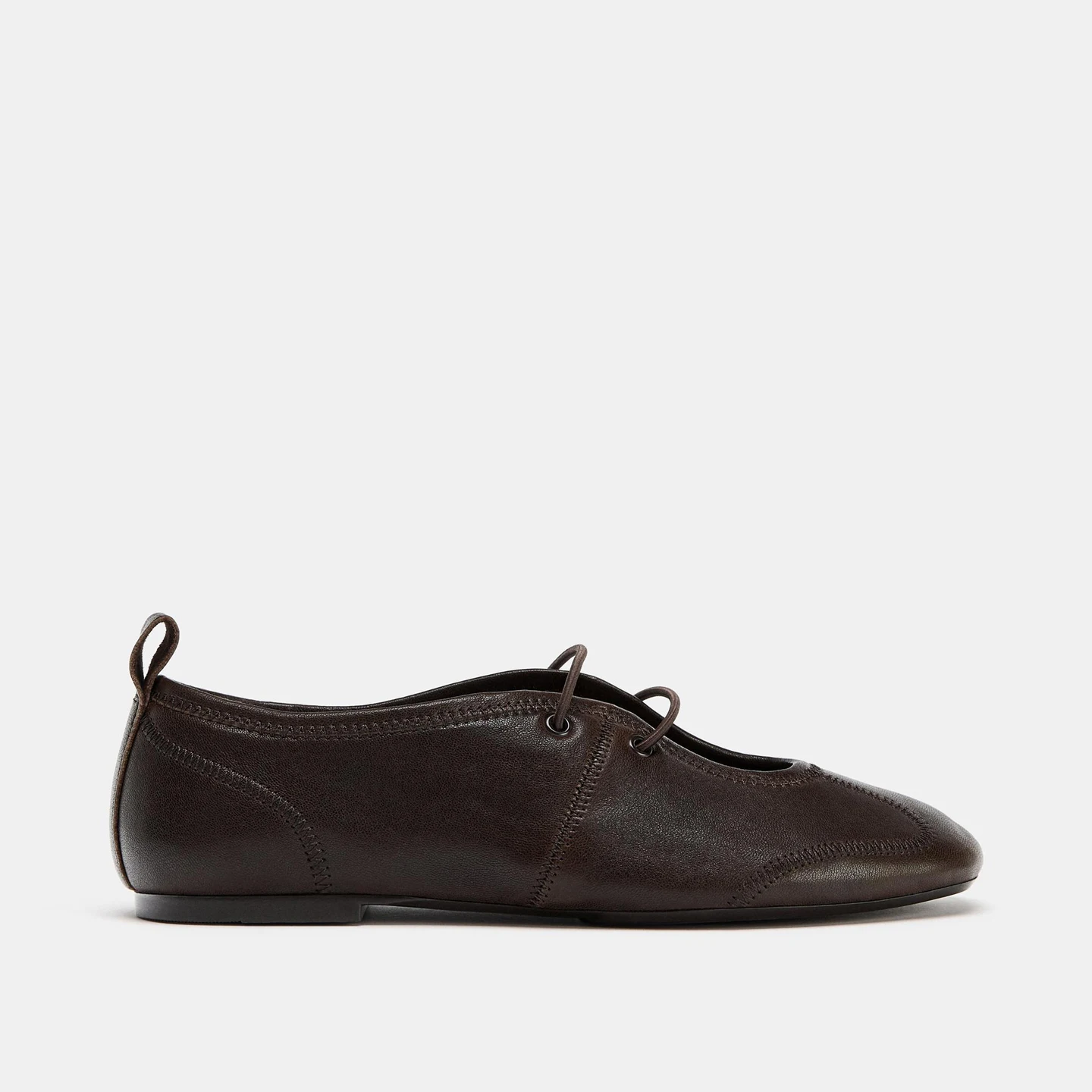 zaba-tana-brown-flat-mary-jane-ballet-flats-soft-bottom-casual-cross-buckle-women's-shoes-fashionable-spring-summer-new-arrival