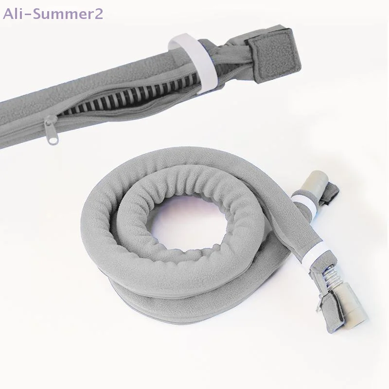 1.8m Soft & Washable CPAP Hose Tube Cover CPAP Hoses Zippered Tubing Wrap Pipe Protector Accessory Prevent Noise Condensation