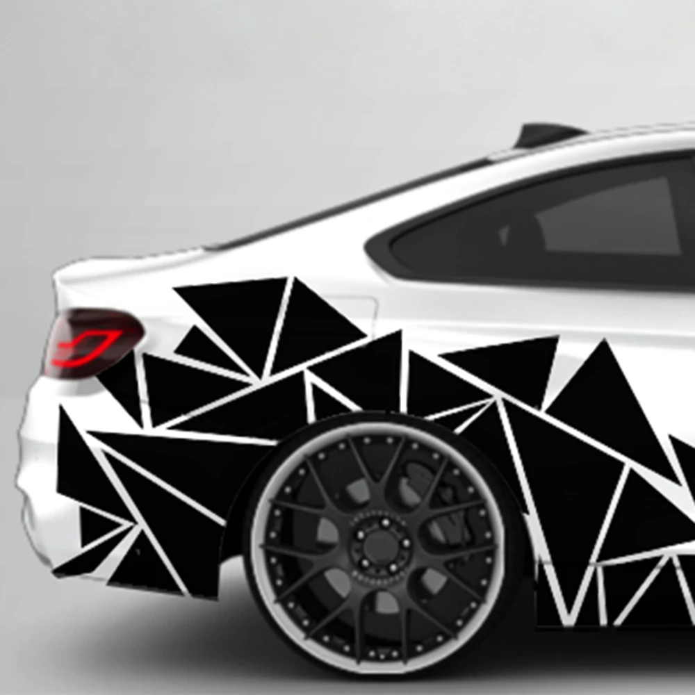 

New Practical Useful Car Stickers Auto Decals Decoration Ships Triangle Trucks Water resistant 200*60cm Exterior