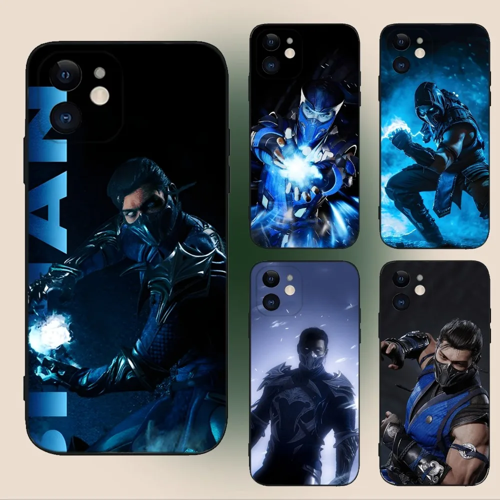 

Game MK Sub Zero Phone Case For iPhone 15,14,13,12,11,Plus,Pro Max,XS,X,XR,SE,Mini,8,7 Soft Silicone Black Cover