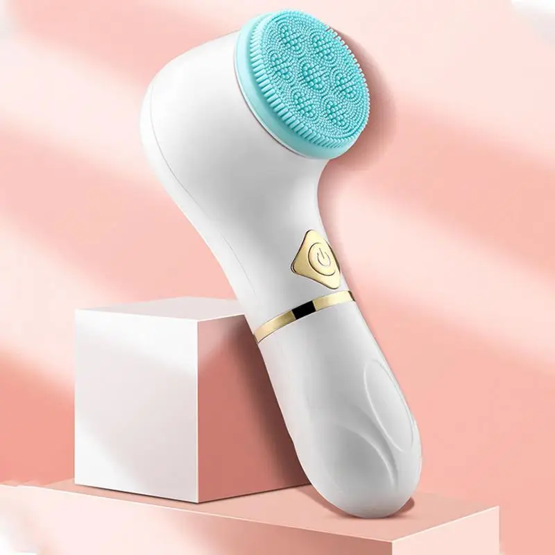 Waterproof Facial Cleansing Brush For Men & Women Rechargeable Rotating Exfoliating Electric Face Scrubber Cleanser Brush