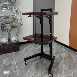 Carrito de trabajo para barbería, carrito para salón de té, cosmética, estilismo para el cabello, tatuaje, Portaoggetti, muebles de salón