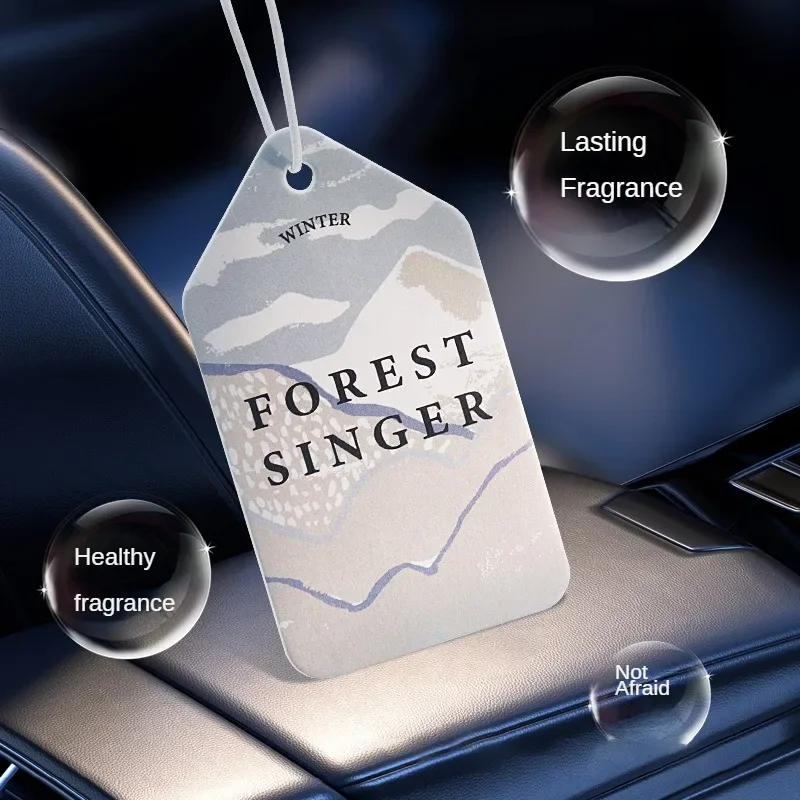 1/3/4/8PCS Car Air Freshener Four Seasons Car Perfume Long-lasting Aromatherapy Fragrance Piece Pendant Car Interior Accessories