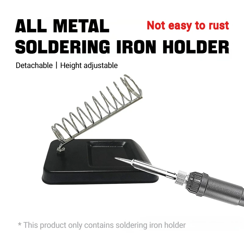 Basic Soldering Iron Holder for General Accessories, Detachable Adjustable Height High Temperature Resistance & Rust Resistance