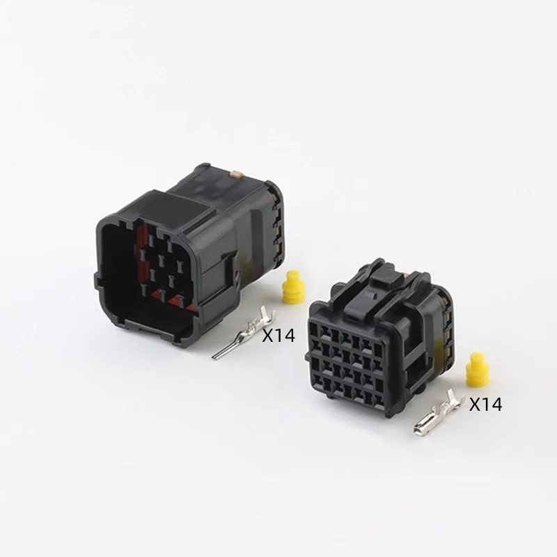 

1-20 Sets Kit 14 Pin Way Male Female Waterproof Electric Wire Auto KET Connector Plug With Terminals MG640352 MG610350