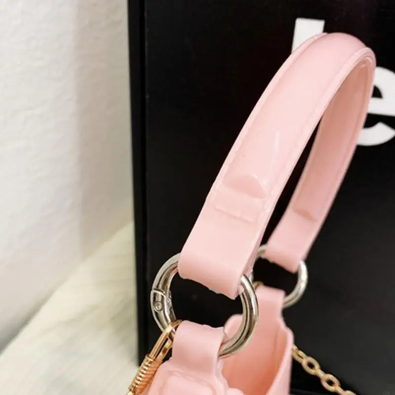

Women Stylish Armpit Bag Moon Bag Aesthetic Shoulder Bag with Chain Strap Handbag Bows Crossbody Bag 20CA