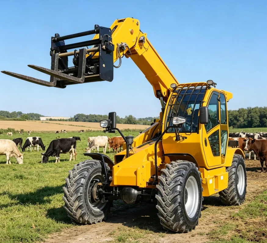 Telescopic Handler Forklift 3 Ton 3.5 Ton 7M 10M Lifting Height Telehandler With Cabin for Farm Use Agricultural Telehandler