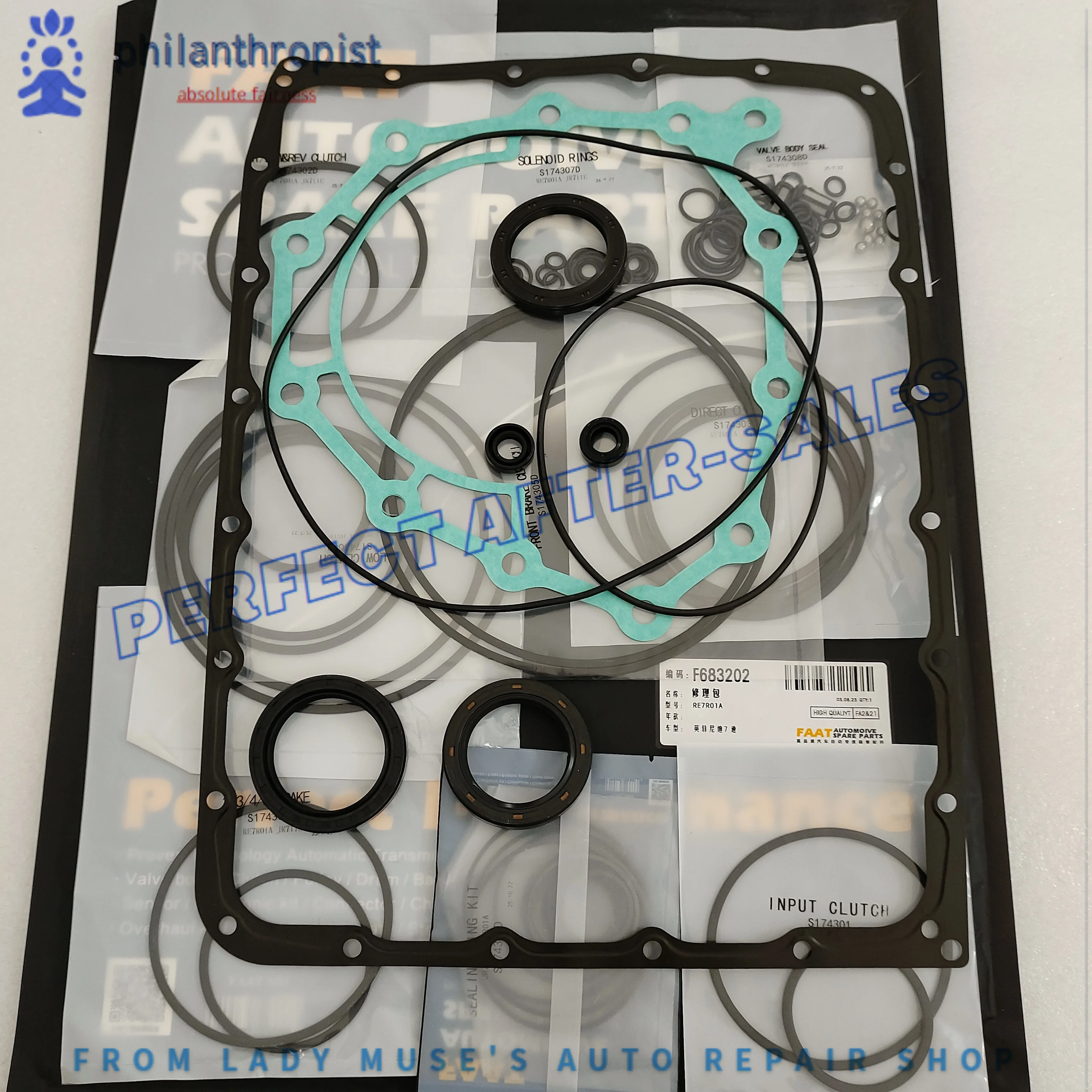 

Seal Kit for Transmission Clutch Repair JR710E JR711E RE7R01A For Nissan Infiniti Pathfinder Titan