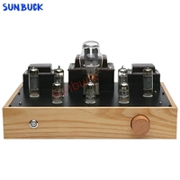 SUNBUCK EL84 6P14 Push-Pull 6N3 6N1 Tube Amplifier 2.0 Stereo 15W Class A 5U4G 6P14 Vacuum Tube Amplifier Audio