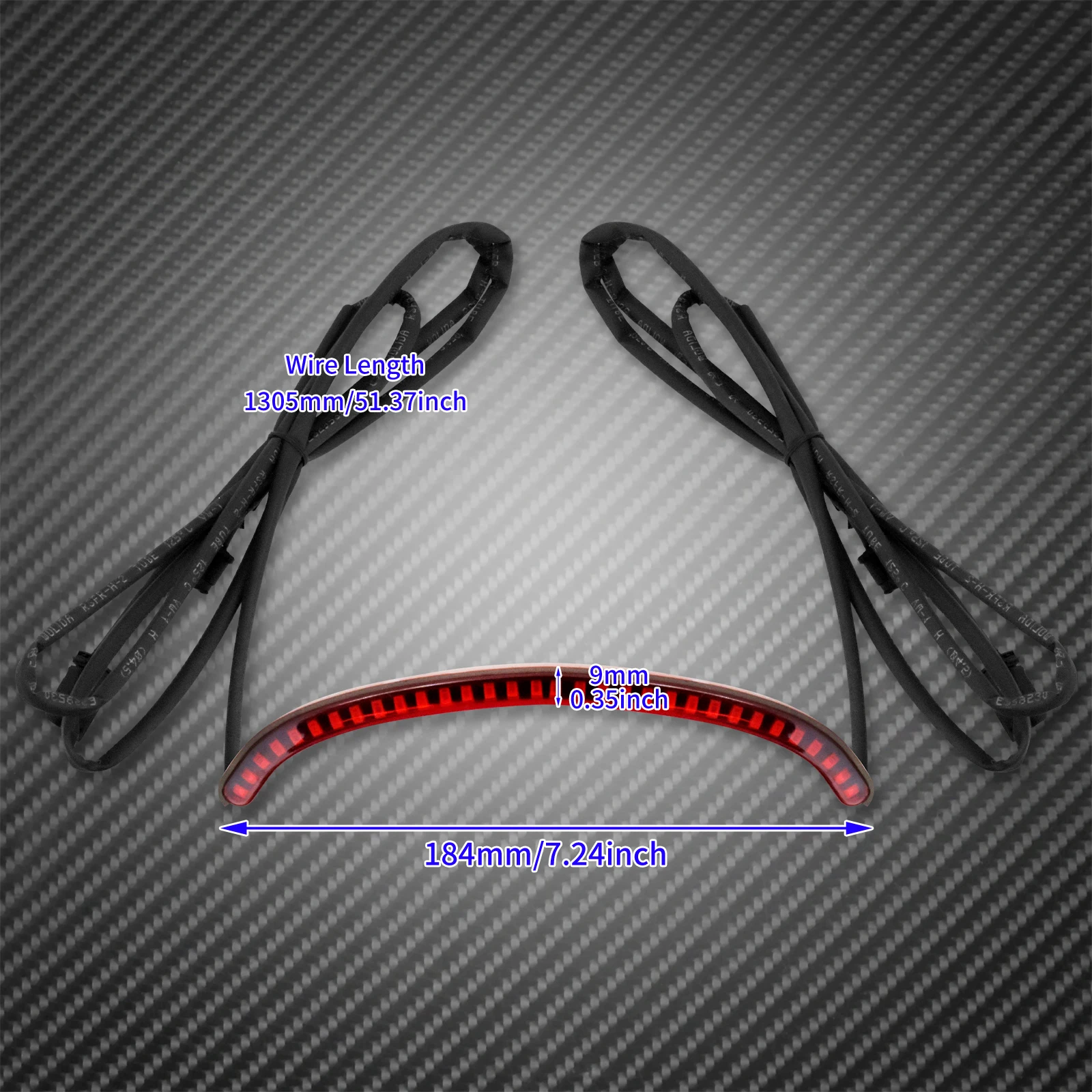 Motorcycle LED Rear Fender Taillight Turn Signal Indicator Running Light For Harley Softail Street Bob FXBB 2018-2021 2022 - Image 6