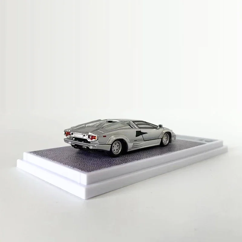 Fein klassisch 1:64 Modell auto lp5000 Legierung Druckguss Sport fahrzeug Sammlung-Silber