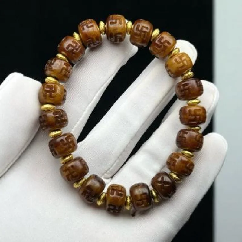 

Reflow Bone Old Material Bracelet Handmade Carved Bracelet