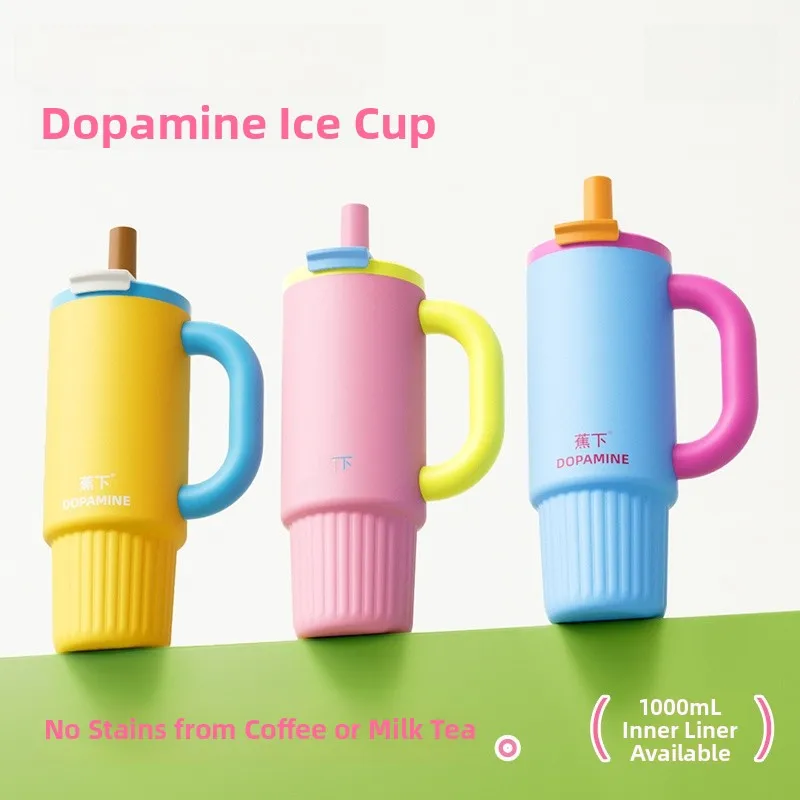 

Banana Le Mega St Cup High Capaci Insulated Cooling And Heating Water Bottle for Everyone Ele Design