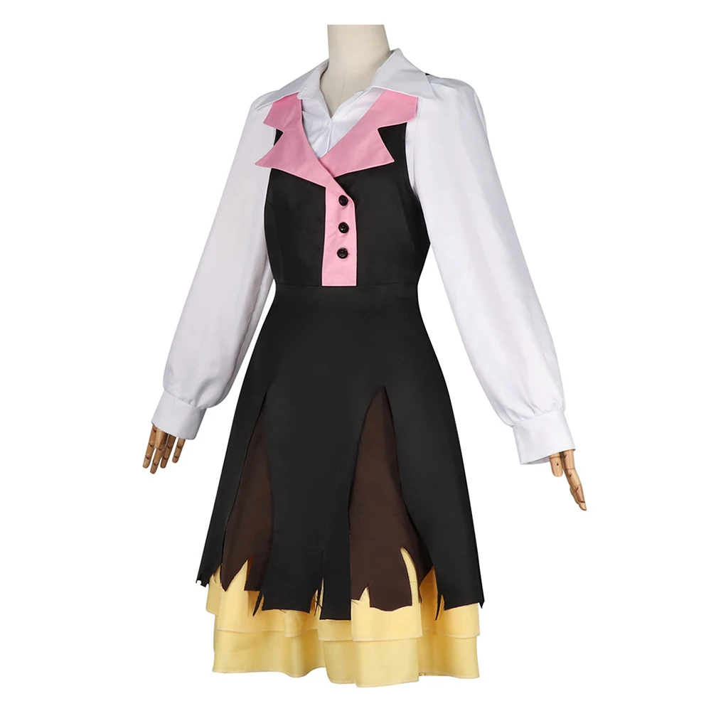 Bungo Stray Dogs Lucy Maud Montgomery Cosplay Set – Maid Outfit & Wig for Women Halloween Costume