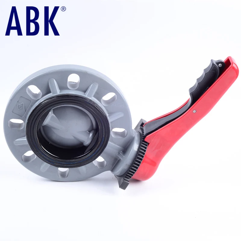 DIN Standard PVC CPVC Plastic PVC CPVC Butterfly Valve