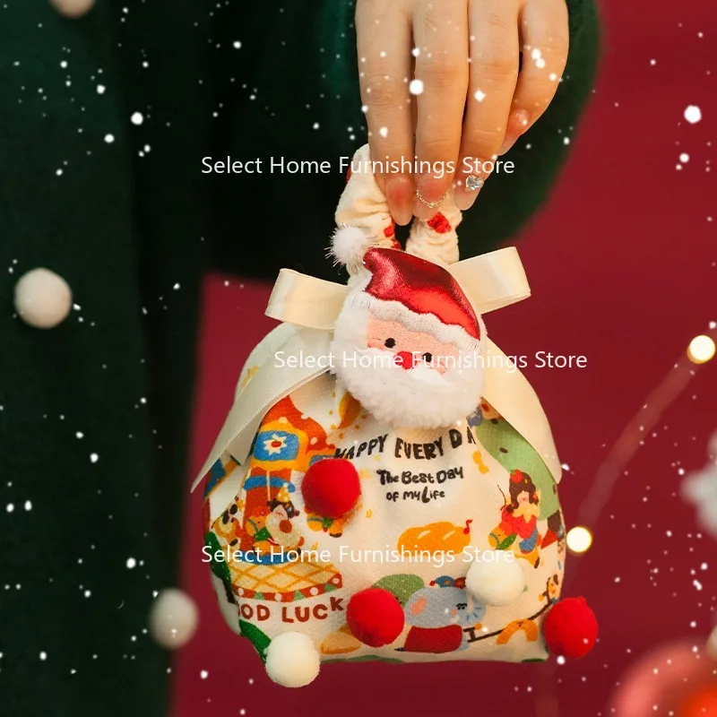 Suitable for Christmas Gifts for Girls, Creative Christmas Eve Fruit Gift Box, Children's Kindergarten,Packaging Gift Bag