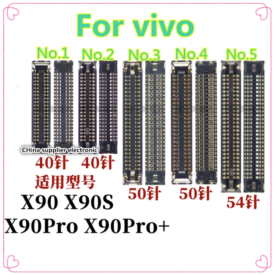 

Для vivo x90 x90s экран материнской платы, встроенный sub x90pro + соединительный кабель с хвостовой вилкой, 40pin, 50pin, 54pin
