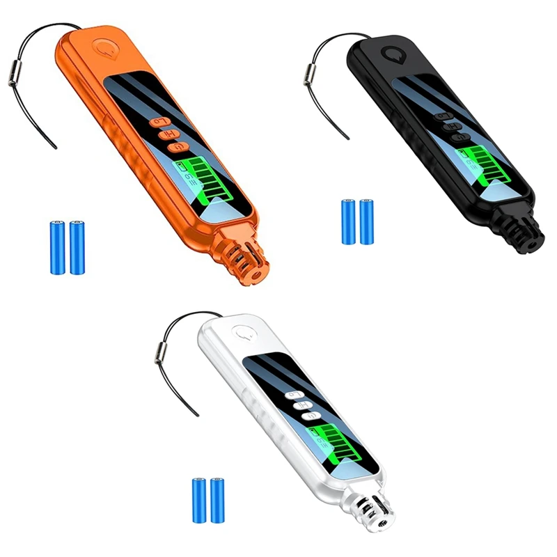 1 Piece Gas Leak Detector Portable Natural Gas Detector Alarm Sound Methane Hexane With LCD Screen 2 AAA Batteries For Home A