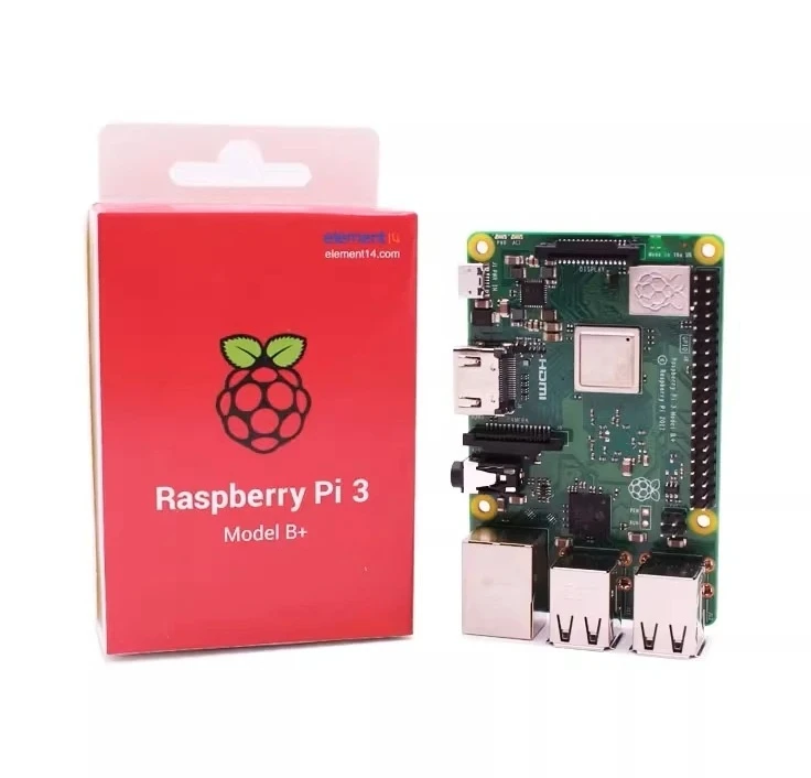 Raspberry Pi3 B Plus Pi 3B admite WiFi, Bluetooth y alimentación a través de Ethernet