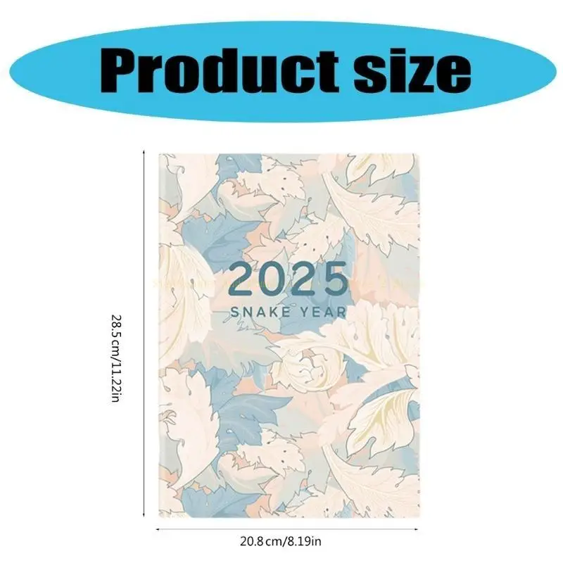 2025 Monthly Planner Letter Size Planner Notebook Budget Notepads 8x11.2In Softcover Planner Notebook 24 Sheets Dated