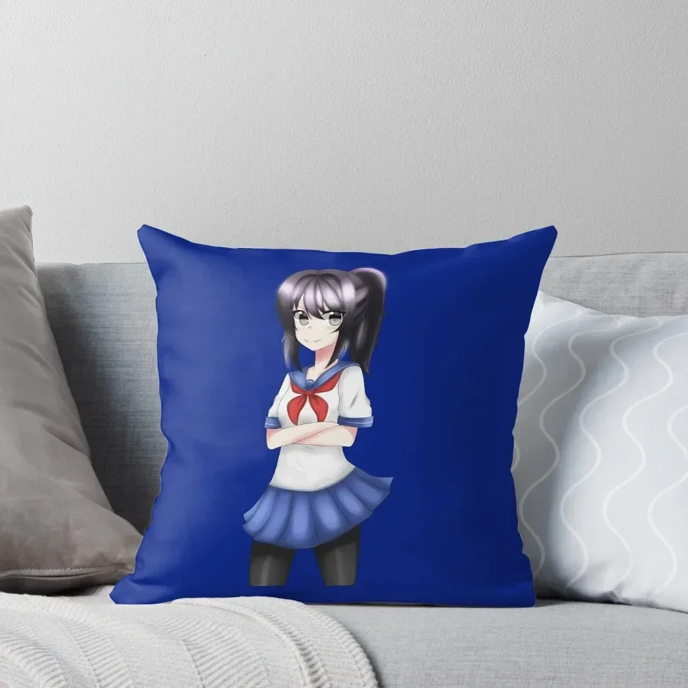 

Yander-chan Ayano Aishi Throw Pillow anime girl home decor items Decorative Pillow Covers For Sofa Luxury Cushion Cover pillow