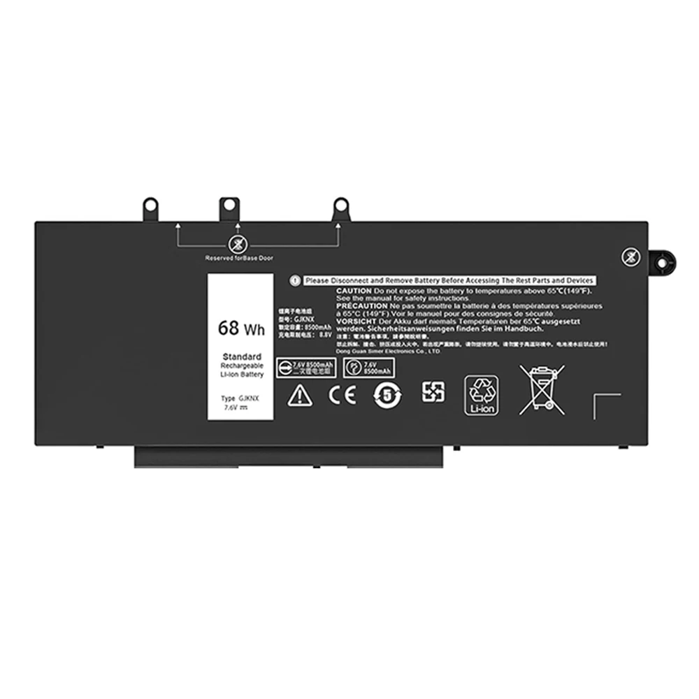 68WH GJKNX Battery for Dell Latitude 5480 5580 5280 5288 5290 5488 5490 5491 5495 5590 5591 E5480 E5580 E5490 Precision 15 3520