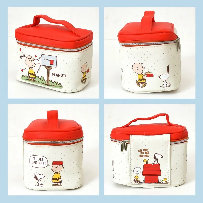 

Snoopy сумка для хранения макияжа ручная водонепроницаемая портативная многофункциональная сумка для набора туалетных принадлежностей дорожная косметичка-органайзер сумки подарки