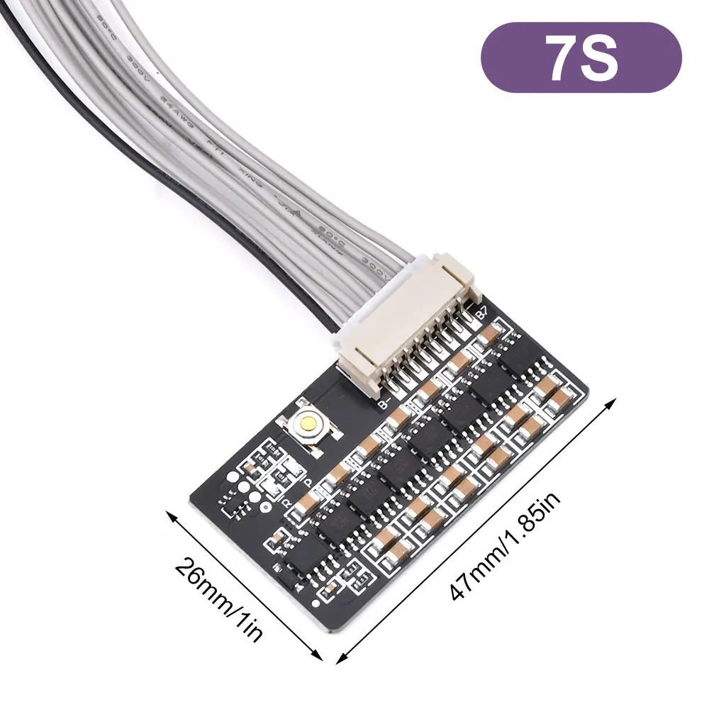 3S 4S 5S 6S 8S 14S 17S 21S Li-ion Lifepo4 LTO Batería de Litio Activo Ecualizador Balancer Board Módulo de Equilibrio Activo BMS 1.5A