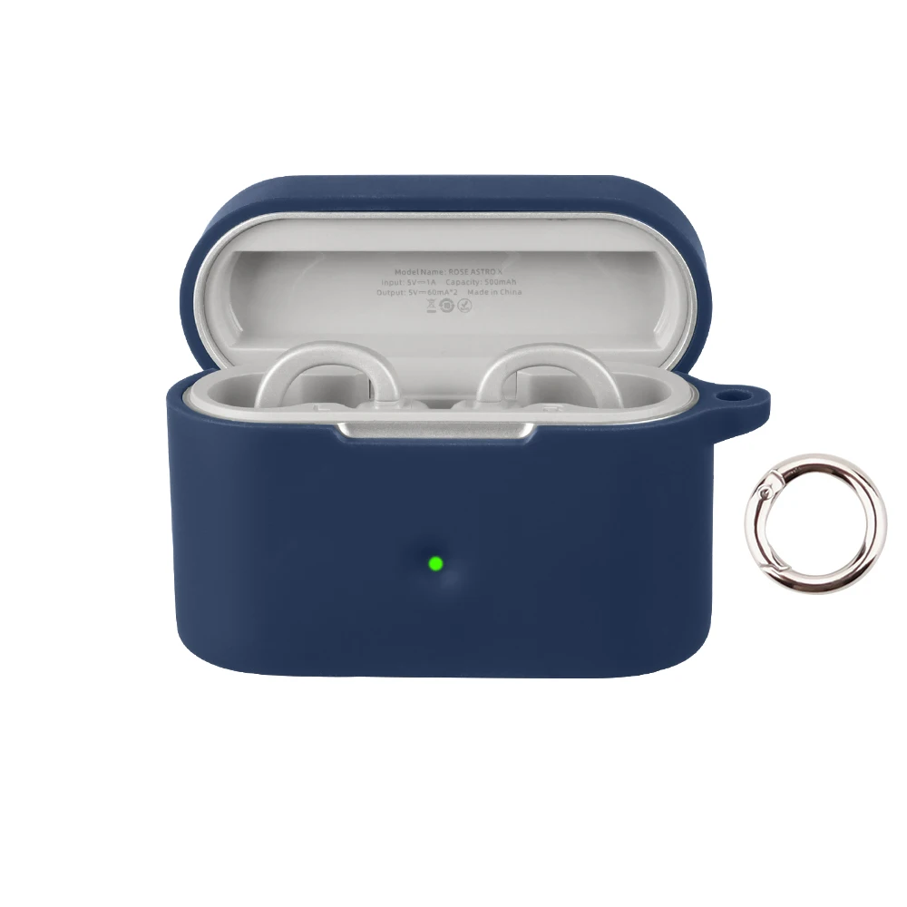 

Wireless Earbuds cover Silicone Soft case for ROSESELSA ROSE ASTRO X Shockproof Shell Case Protective Sleeve