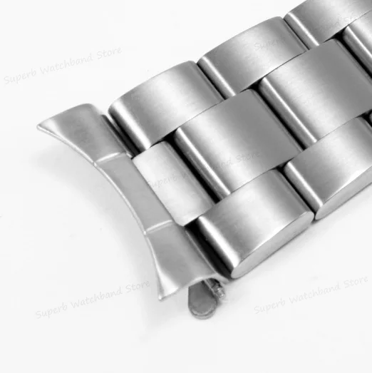 2PCS ปลายโค้งสําหรับ Seiko SKX007 SKX009 20 มม.22 มม.สําหรับ Jubilee สแตนเลสสตีลอะแดปเตอร์นาฬิกาอุปกรณ์เสริม