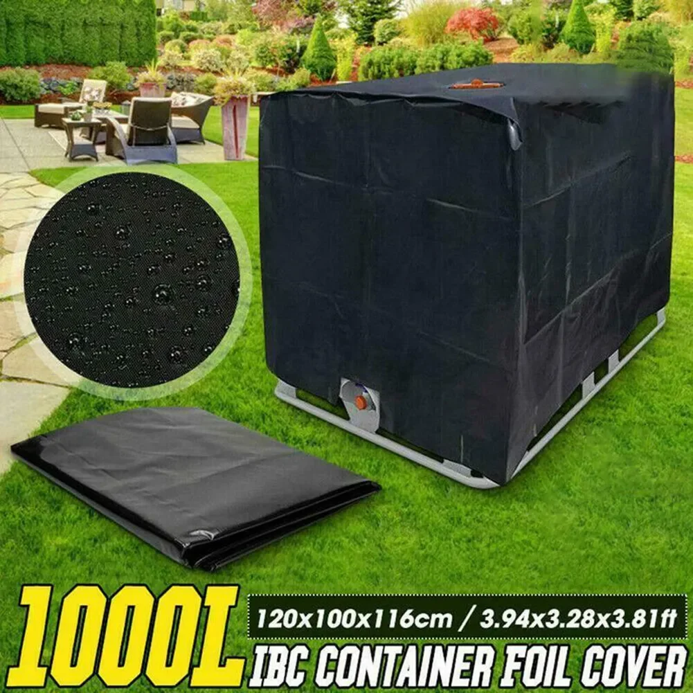 Cubierta protectora para tanque de agua, contenedor IBC, impermeable, a prueba de polvo, protector solar, tela Oxford 210D, herramientas para exteriores, 1000