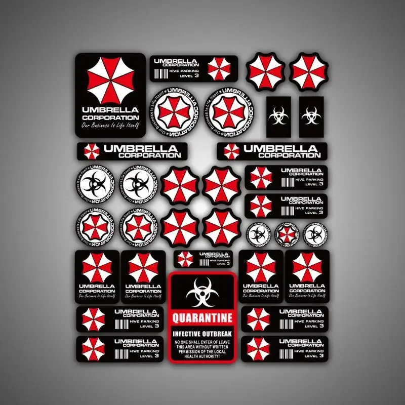 

Подходит для биокризисной защиты, зонтик, мотоциклетная наклейка, модификация мотоцикла, водонепроницаемая светоотражающая наклейка