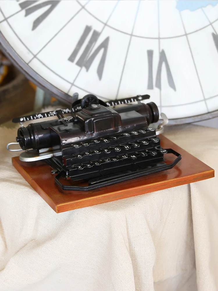 Creative Retro Simulation Typewriter Model Decoration Photography Props