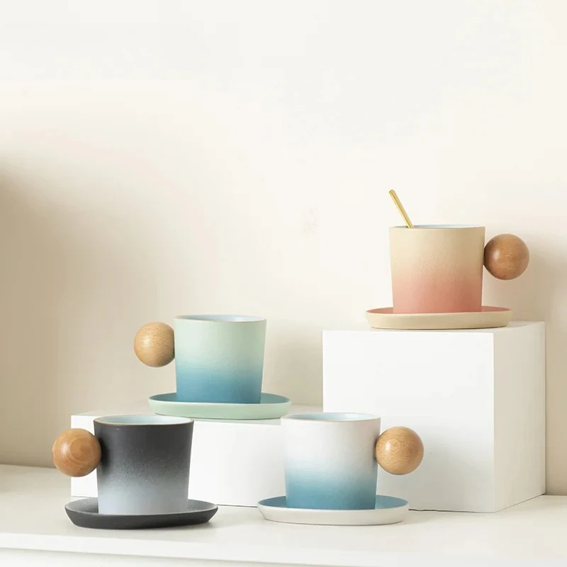 Good-looking Coffee Cup High-Grade Exquisite Small Luxury Coffee Cup Suit Ceramic High-Grade Teacup mug  chinese cup