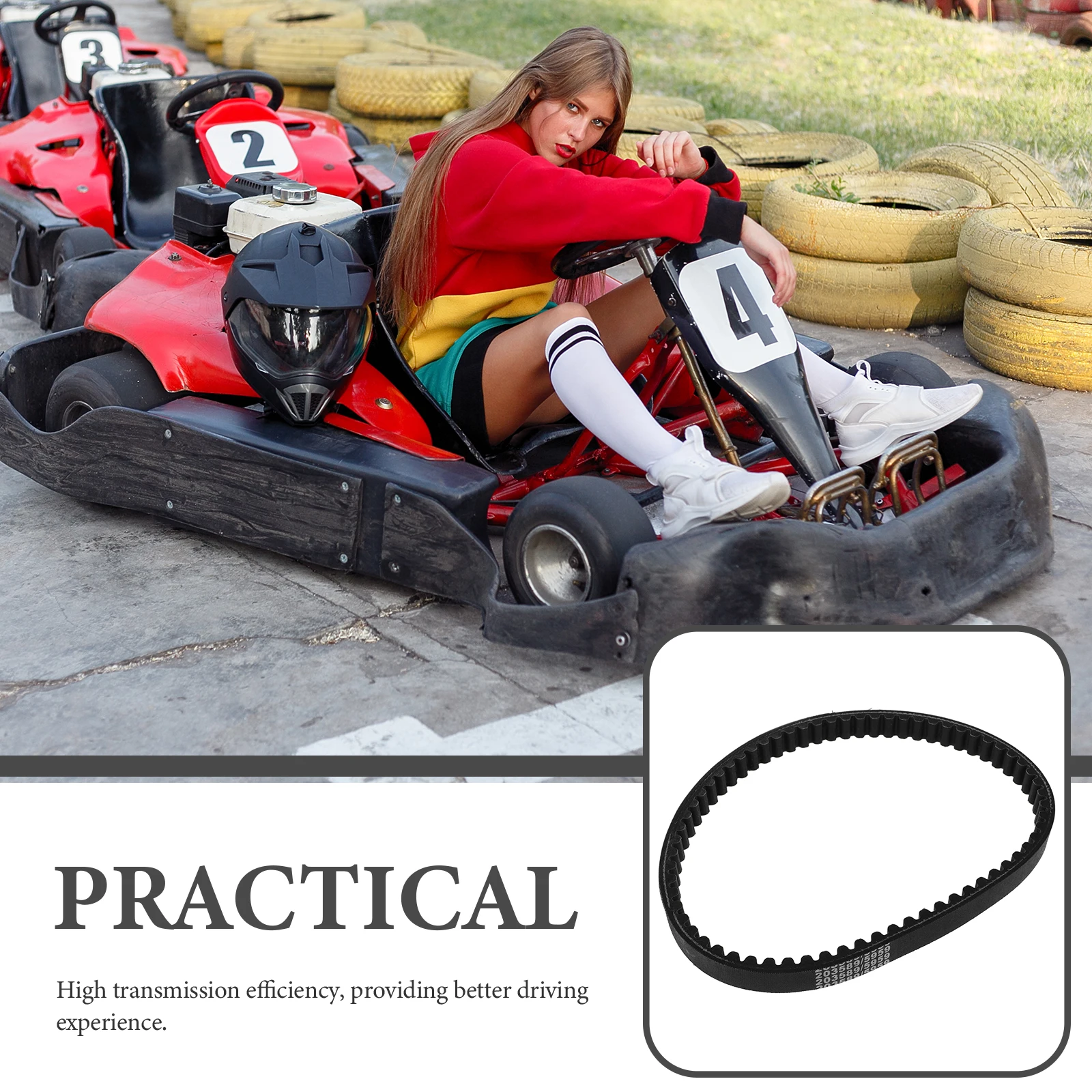 

Go Kart 30 Go Kart Belt Drive Series KT196 Replacement Rubber Belt for Manco Comet Clutch Kit Hand Brake Durable