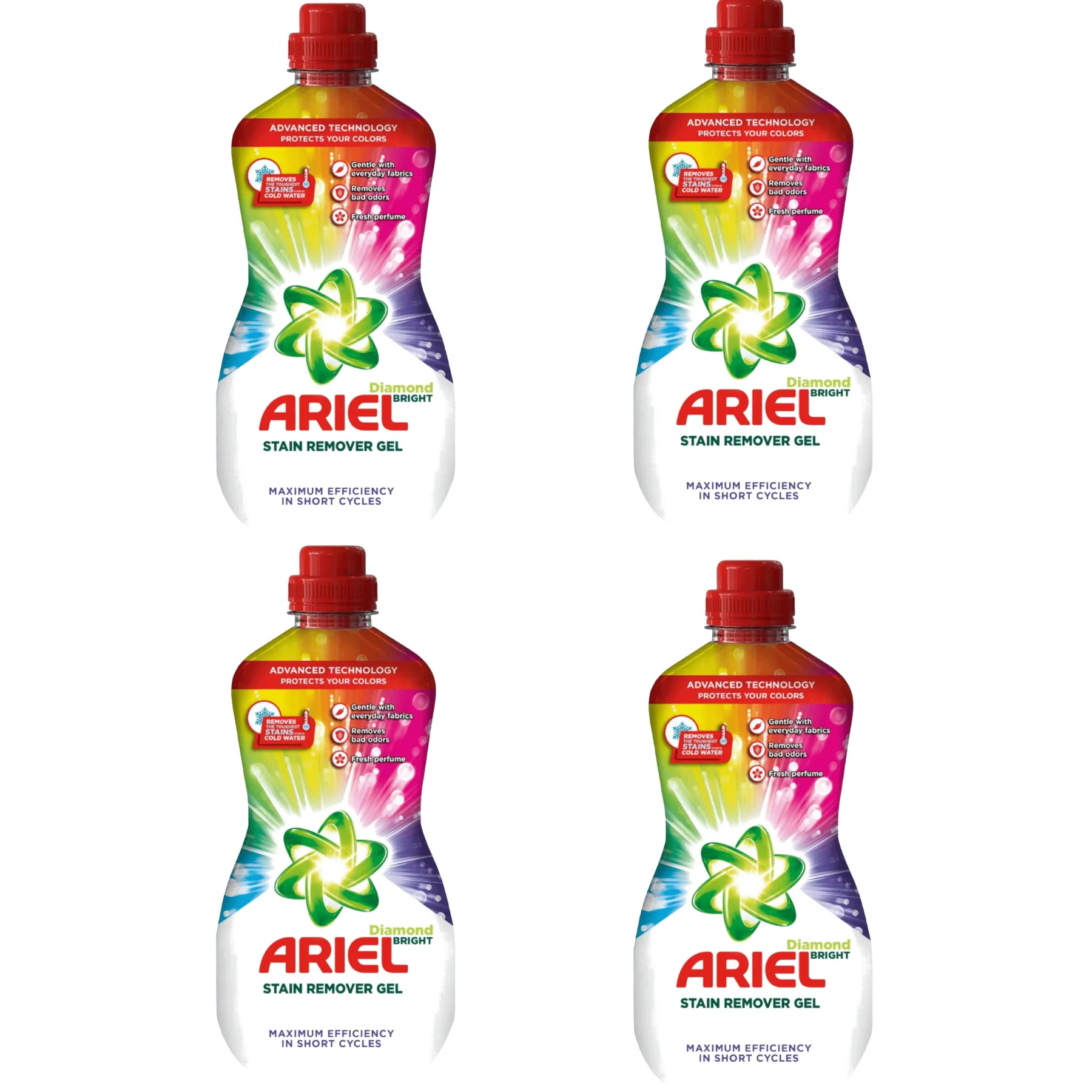 4x ARIEL Stain Remover Fabric Stain Remover for 950 ml