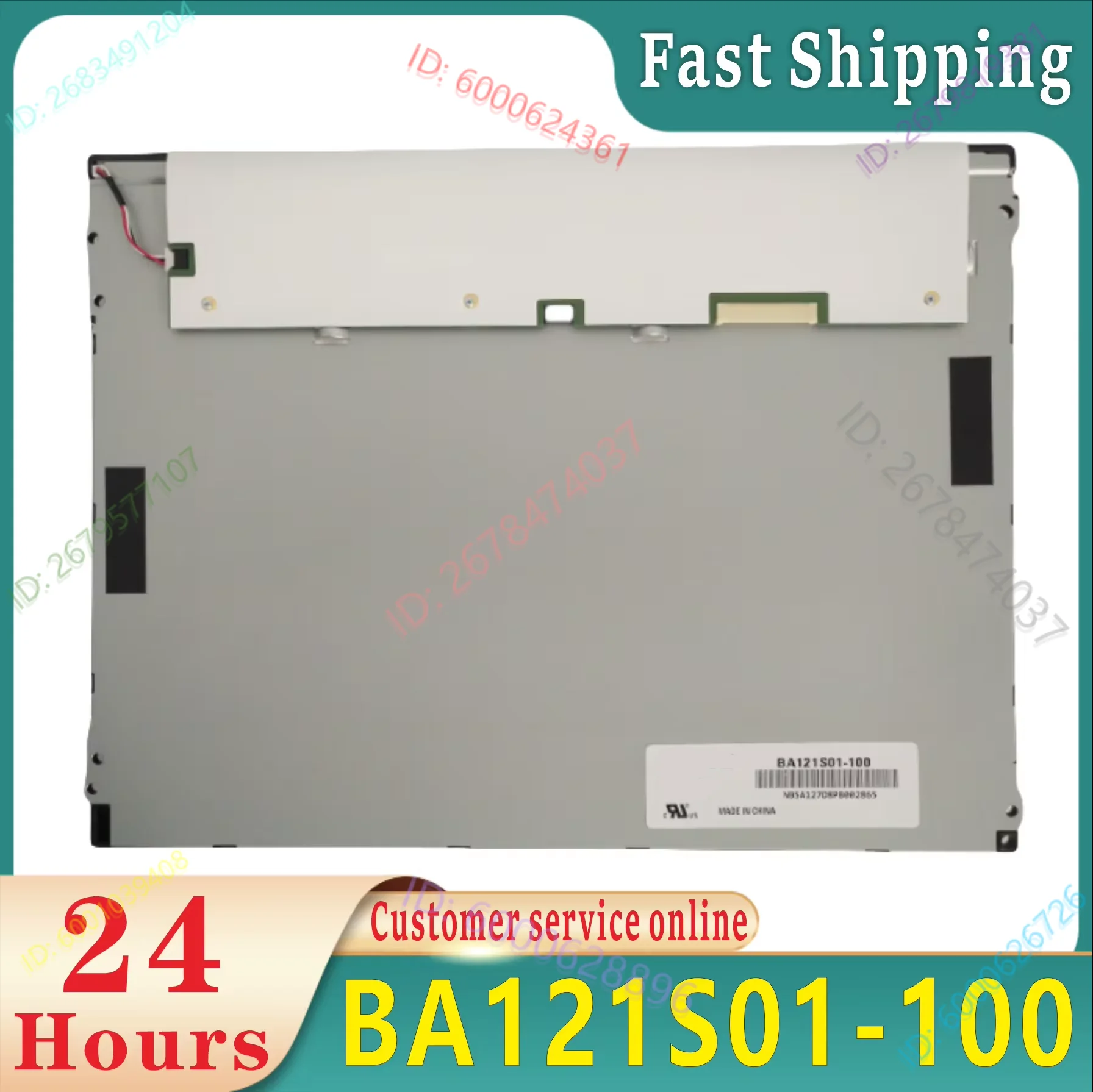 

Applicable to Original 12.1-inch BA121S01-100 BA121S01-200 BA121S01 LCD Panel 800 × 600 HDMI VGA display controller board