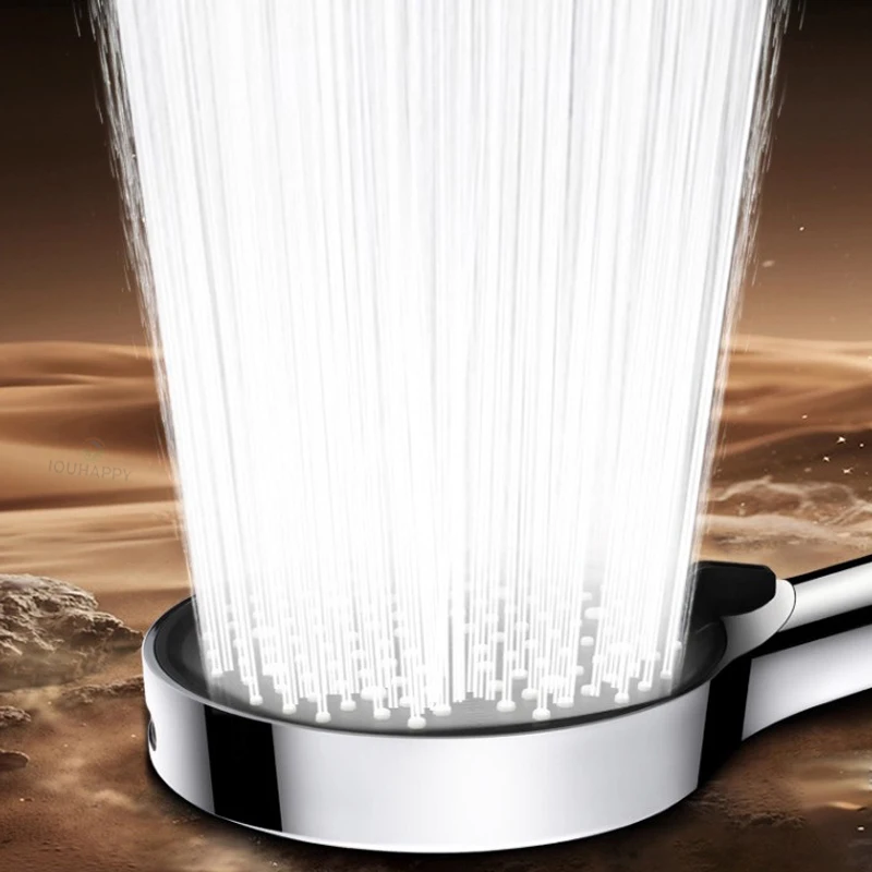 

7 Jet Modes Shower Head High Pressure Water Saving Single Showerhead Big Panel Rain Shower Spray for Bathroom Accessories