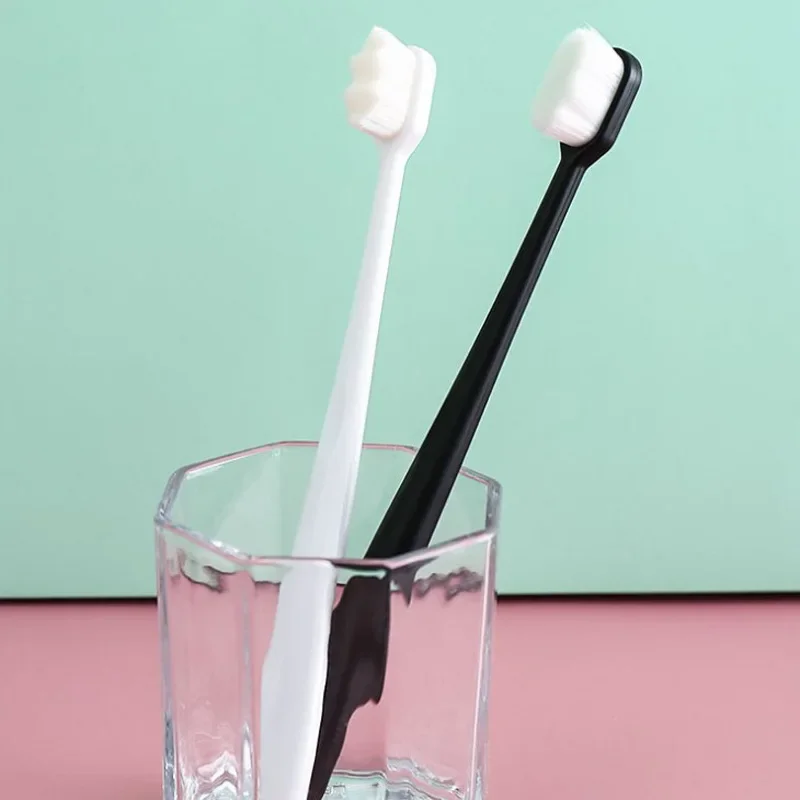 10000 Hairs Soft Hair Eco Friendly Toothbrush Portable Travel Tooth Brush with Box Soft Fiber Nano Toothbrush Oral Hygiene Care
