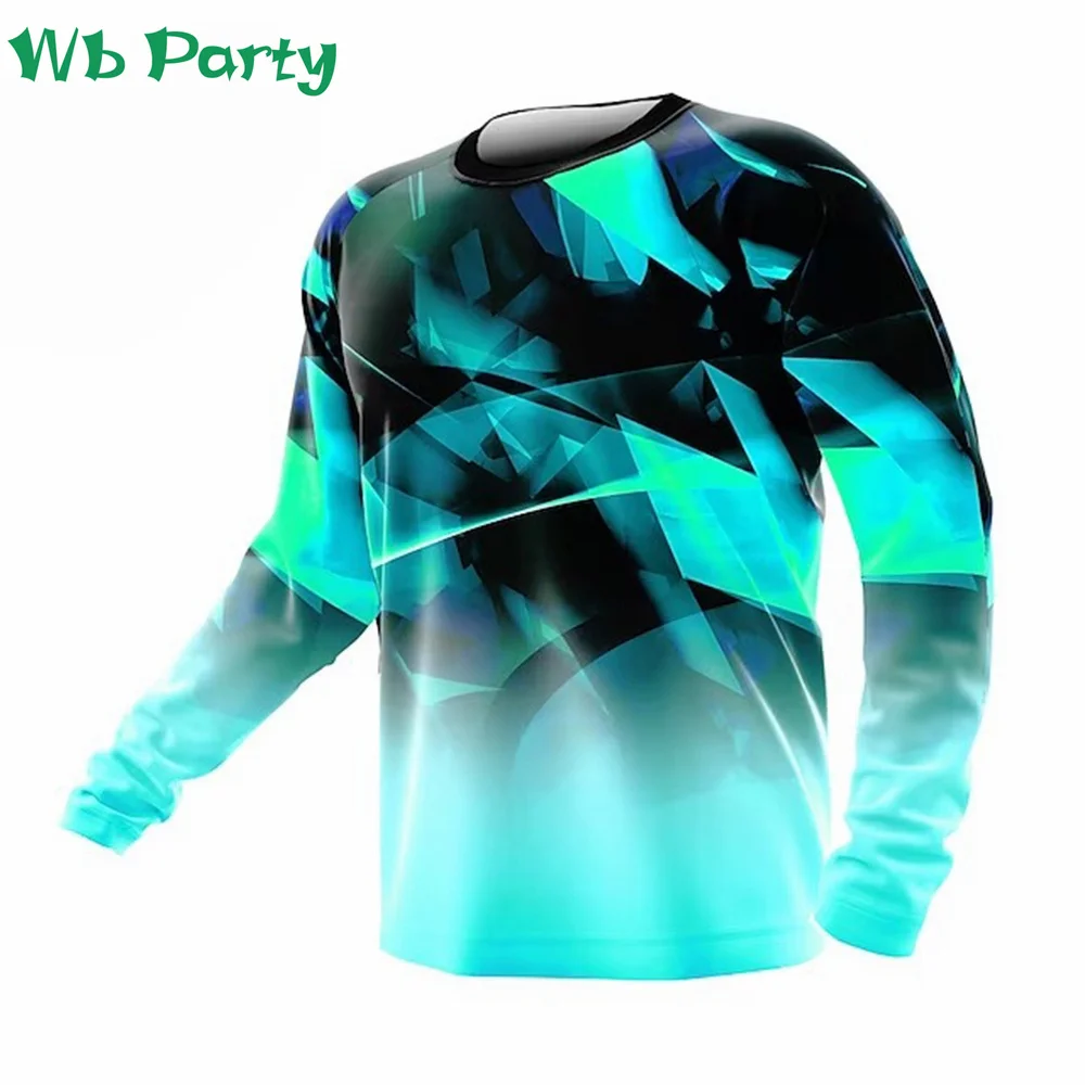 Men's Outdoor Cycling Clothing Simple Pattern Printing Fashion Men's Clothing Simple Graphic T shirts Men's Long Sleeve T-shirt