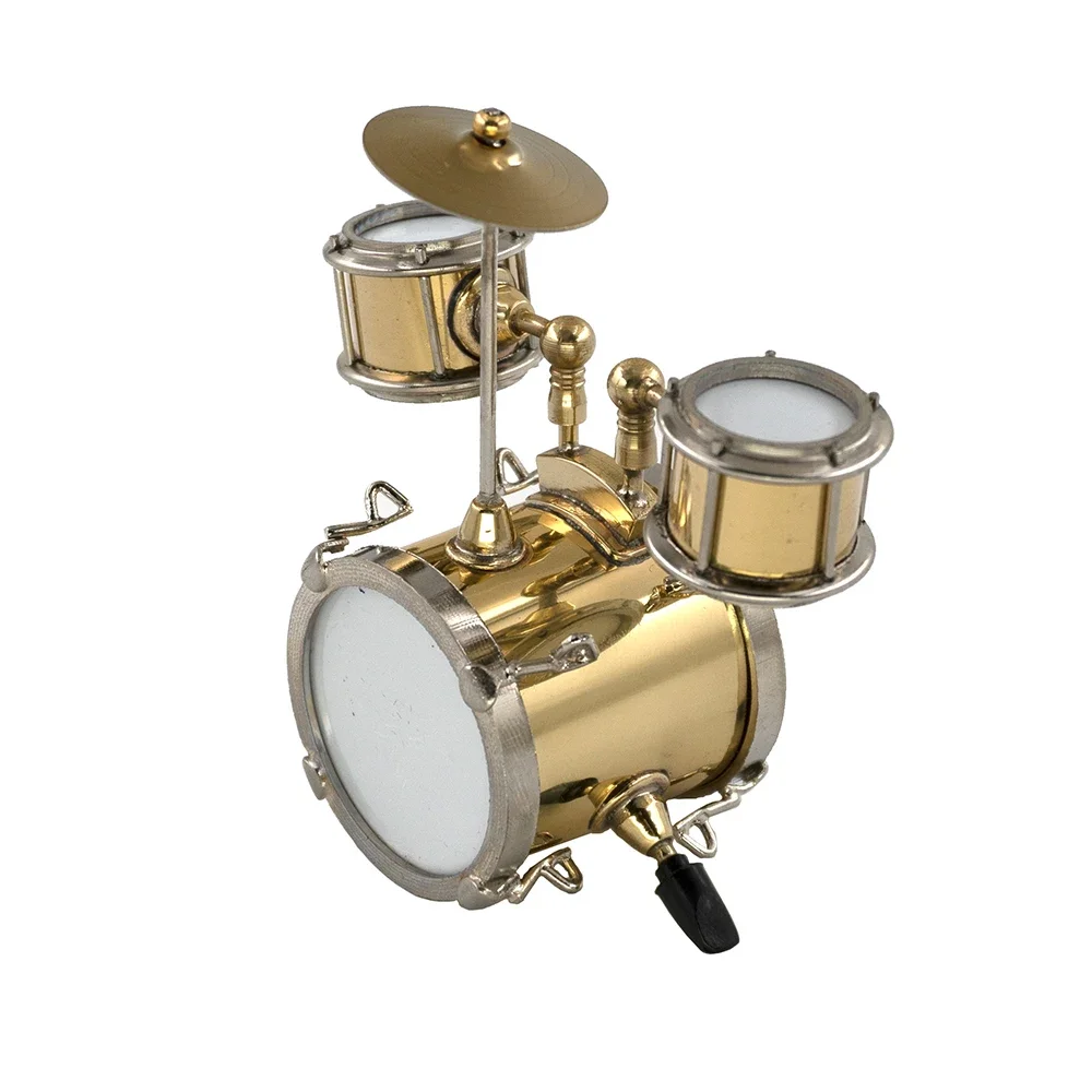 Miniatuur Muziekinstrumenten Jazz Drum Kit Model voor Poppenhuis ob11 Action figure Accessoires Poppenhuis bjd Decoratie 8x6cm