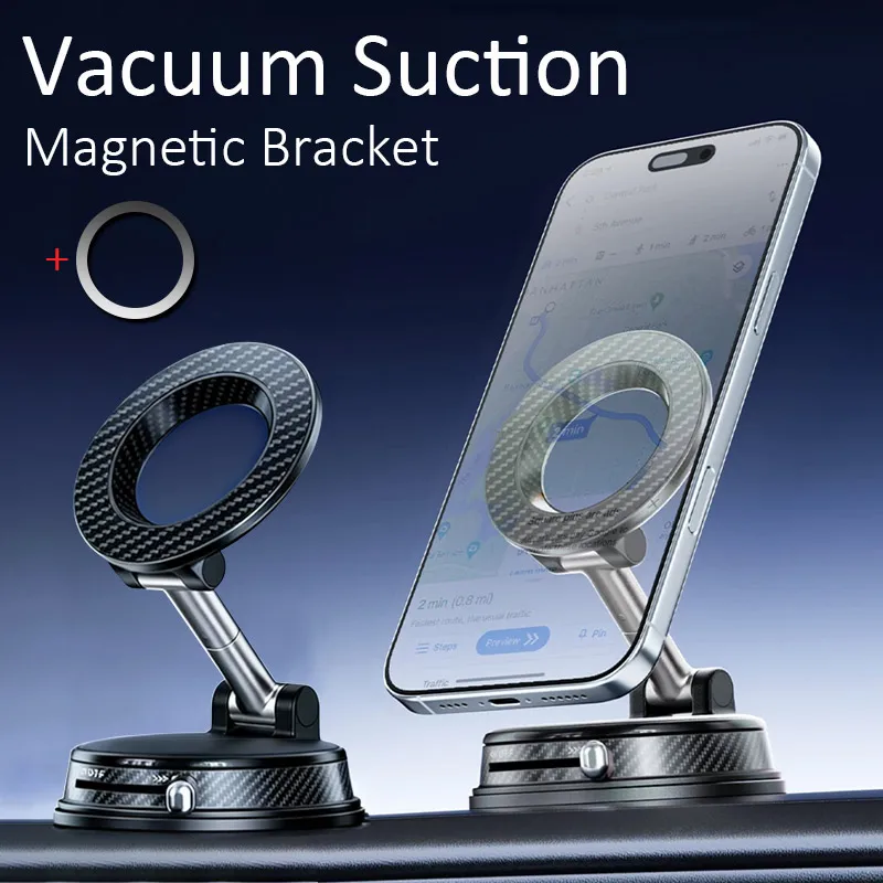 

Автомобильные вакуумные патроны, кронштейн для мобильного телефона, магнитный держатель для телефона, подставка для лобового стекла/зеркала/тренажерного зала для Magsafe iPhone, вакуумная присоска