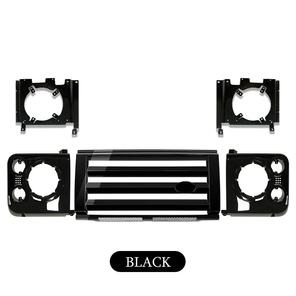 Auto Parts Car Styling Tuning Front Middle ABS Adventure Edition Style Grille For Land Rover Defender 90 110 Vehicle