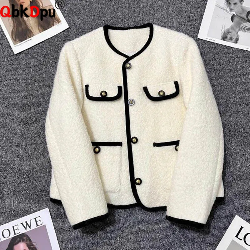 

Зимняя теплая верхняя одежда с круглым вырезом, женские повседневные однобортные пуховые хлопковые куртки, корейская мода, утепленные Chaquetas с длинными рукавами, новинка