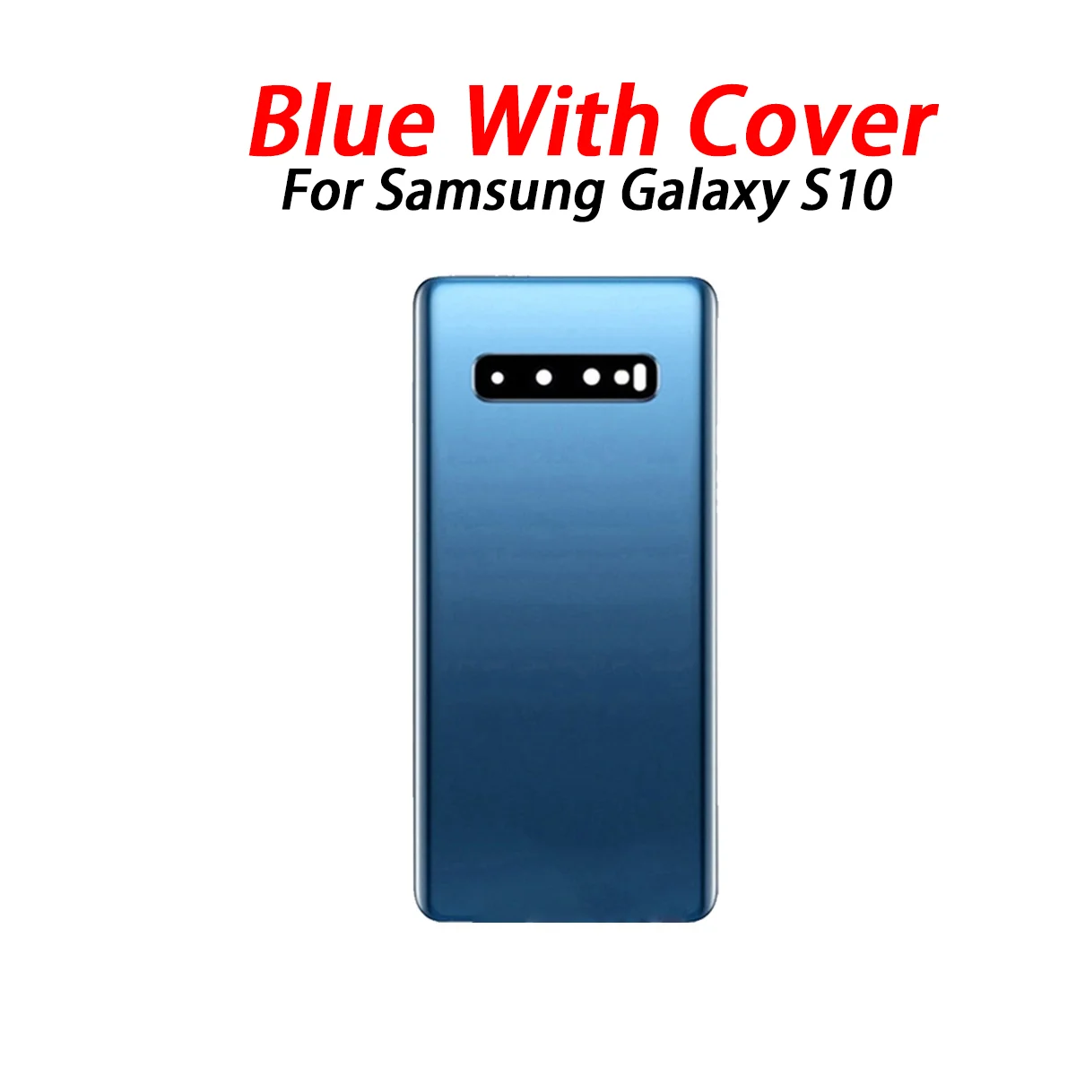 New For Samsung Galaxy S10 Battery Black Cover  Panel Rear Door Housing Case Camera Lens Replace