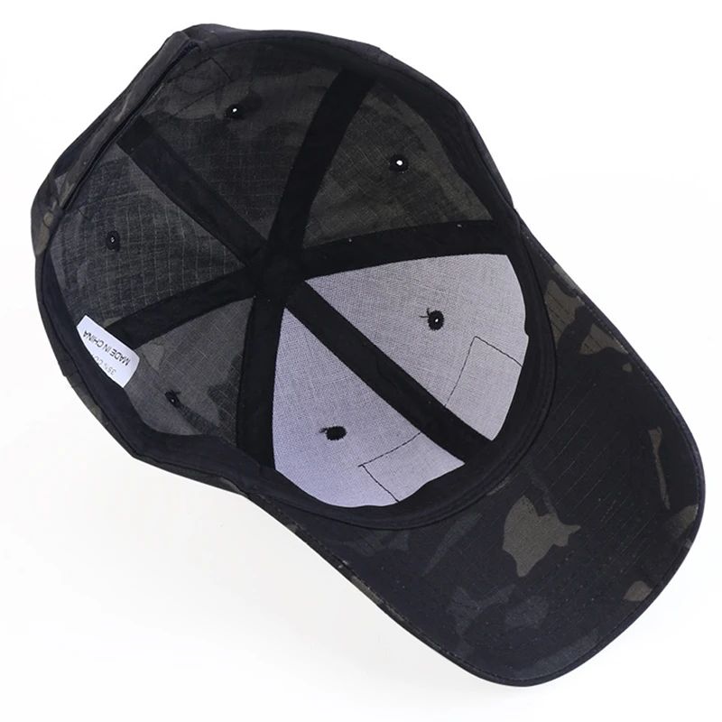 1pc Baseball Caps Camouflage Taktische Outdoor Soldat Kampf Paintball Einstellbare Hut Sommer Snapback Sonnenhüte Für Männer Frauen – Detail 2
