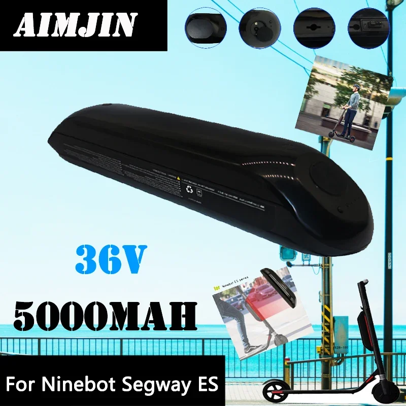 

External Smart Electric Scooter Battery Is Suitable for 36V 5000mAh Ninebot Segway ES1 ES2 ES4 E22 E22D E22E